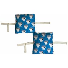 Набор бортиков в детскуй проватку "Коты пираты" 12 шт. Marengo Textile