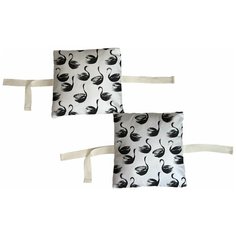 Набор бортиков в детскую кроватку "Лебеди" 12 шт. Marengo Textile