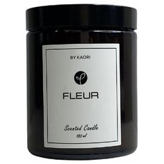 Свеча ароматическая KAORI, 180 мл, аромат FLEUR (цветок)