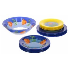 Столовый сервиз MELYS AZUR 19 пр. 6 перс. ОАЭ 46709 Luminarc