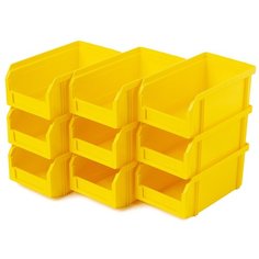 Набор ящиков Стелла-техник V-1-К9 17.2x10.2x7.5 см желтый