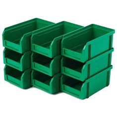 Набор ящиков Стелла-техник V-1-К9 17.2x10.2x7.5 см зеленый