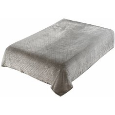 Плед texREPUBLIC, TF FNC GY3 w-плетёнка 14-4105, 200х220, Светло-серый