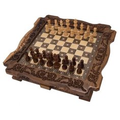 Avetyan Шахматы резные в ларце 40 с ящиками