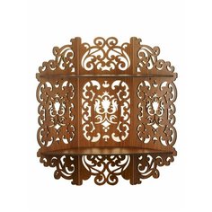 Полка резная угловая 007 ЗабаваДар