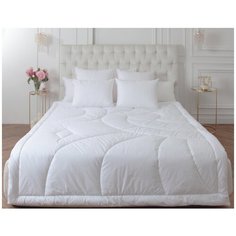 Одеяло Ol-Tex Prestige SERENITY, 140х205 тик (фигурная стежка) / Одеяло теплое окантованное (атласный кант) Ol-Tex Prestige SERENITY, 140х205 (300 гр/м2) Oltex