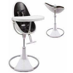 Стульчик для кормления Bloom Fresco Chrome White/черная змея