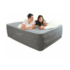 Кровать Comfort-Plush 152х203х56см со встроенным насосом Intex