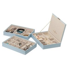 Шкатулка для украшений S-503BLU голубой Ismat Decor