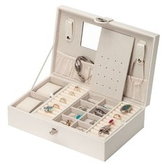 Шкатулка для украшений S-715W белый Ismat Decor