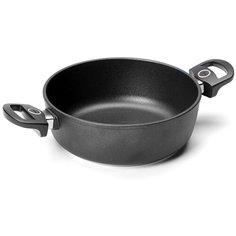 Сотейник литой с 2-мя ручками WOLL Diamond Titan Best Induction арт. 824TBI h-8 см, d-24 см, 3,0 л