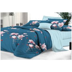 Комплект постельного белья евро сатин иока эльф