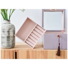 Деревянная шкатулка для украшений S-139PU фиолетовый Ismat Decor
