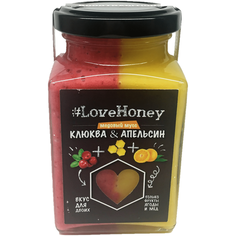 Медовый мусс "Love Honey", клюква&апельсин, 340г, 1шт. Добрые традиции