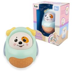 Игрушка неваляшка Собачка голубая, 12см Best Like