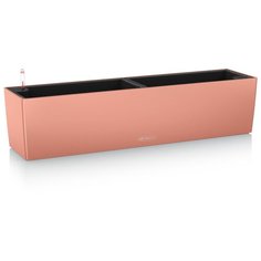 15704 Кашпо LECHUZA Балконера Колор 80 Кораллово-красное все-в-одном