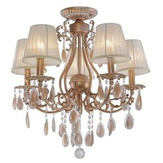 Люстра Favourite Diadema 2442-5U, E14, 200 Вт, кол-во ламп: 5 шт., цвет арматуры: белый, цвет плафона: белый