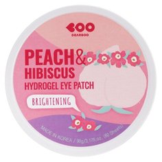 Гидрогелевые патчи Dearboo Peach & Hibiscus Brightening Hydrogel Eye Patch, 60 шт