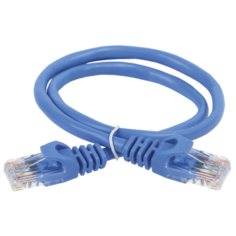 Патч-корд ITK UTP RJ-45 Cat.5e 1м синий