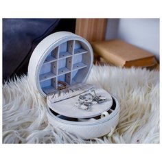 Шкатулка для украшений S-654-W белый Ismat Decor