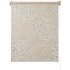 "Рулонная штора мини ПраймДекор "Вереница", лен, 90х170" Prime Decor