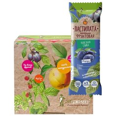 Фруктовая пастила "Пастилата" Полезная слива, 30 шт. по 30 гр. Экофермер