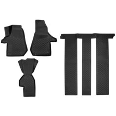 Коврики 3D в салон подходят для VOLKSWAGEN Multivan 2019 - >, 4шт. (полиуретан) Element