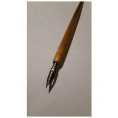 Деревянный держатель для пера (морилка, светлый лак) Сталинский букварь