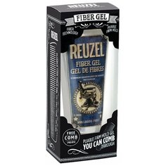 Reuzel набор для укладки волос: гель для укладки Fiber Gel, 100 мл + расческа Reuzel