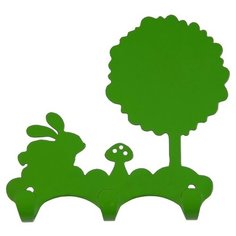 Вешалка листовая (ключница) "Полянка" цветная ЗМИ