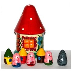 Три поросенка в шкатулке Wood Fun