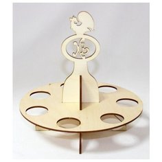 Подставка под яйца7шт Wood Fun