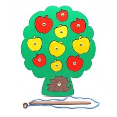 Игра с магнитами Собери урожай яблок Wood Fun