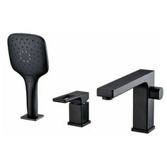 Смеситель на борт ванны Gappo Futura G1117-6, черный