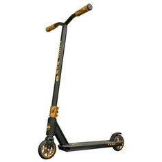 Детский трюковой самокат YEZZ WOW 2.0 MS-180, черный/золотистый