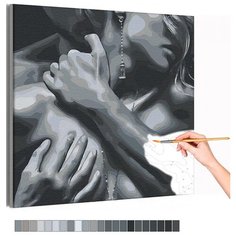 Крепкие объятия Раскраска картина по номерам на холсте AAAA-RS092 40х40