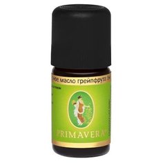 Эфирное масло Primavera Life, грейпфрут БИО, обладает свежим фруктовым ароматом, смесь (до 2 капель) с базовым маслом (50 мл) применяется для ароматического косметического ухода за телом и аромамассажа, дарит свежесть и бодрость, 5 мл Германия