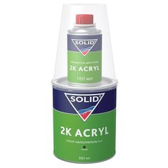 Грунт наполнительный 5+1 Solid 2K Acryl черный 800+160 мл