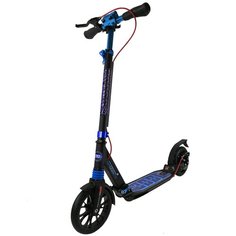 Детский городской самокат Sportsbaby City Scooter Disk MS-108, черный/синий