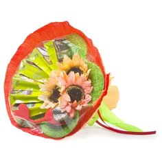 Чайный набор Чайный букет РЧК "Подсолнухи" (30гр.*6шт.+ сито) Чай листовой подарочный Русская чайная компания