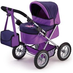 Коляска для кукол Тренди сине-фиолетовая 13012AA Bayer