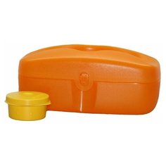 Контейнер ланч-бокс «Хот-дог» со стаканчиком для соуса Tupperware