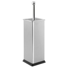 Ершик SIMPLE LINE для унитаза квадратный в корпусе, напольный, хром, Sapho