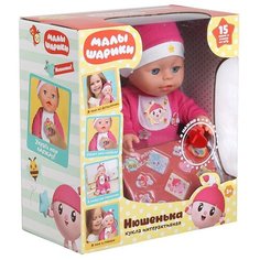 Кукла ТМ Карапуз "Малышарики.Нюшечка 30 см" 15 песен и стихов, фразы и звуки