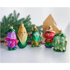 Ёлочная игрушка. Подарочный набор "Овощи" Elita