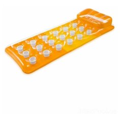 Надувной матрас для плавания 188х71см оранжевый Intex