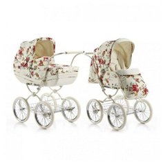 Коляска 2 в 1 Geoby C605 Florence, белая