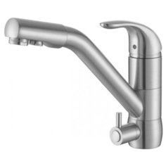 Смеситель для кухни под фильтр Kaiser Safira Silver (серебро) 15066-5