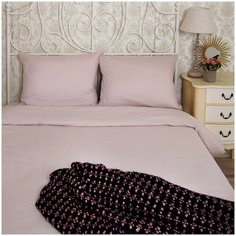 Комплект постельного белья Сатин-Люкс песочный 2-1008 Хлопок 100%, Евро, Песочный Tana