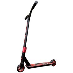 Детский трюковой самокат YEZZ Wow MS-170, черный/красный